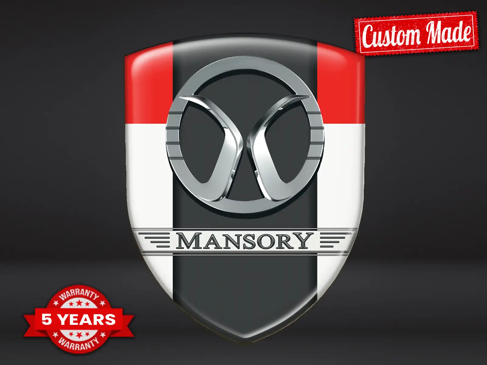 Mansory Autoaufkleber Universal Stern Minimalistisch